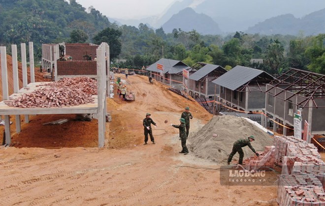 Dự kiến trước Tết Nguyên đán khu tái định cư Át Thượng sẽ hoàn thiện để bà con bốc thăm và chuyển đến nhà mới.