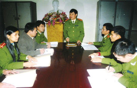 Triển khai phương án tác chiến.

