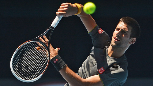 Hạt giống số 1 Novak Djokovic.