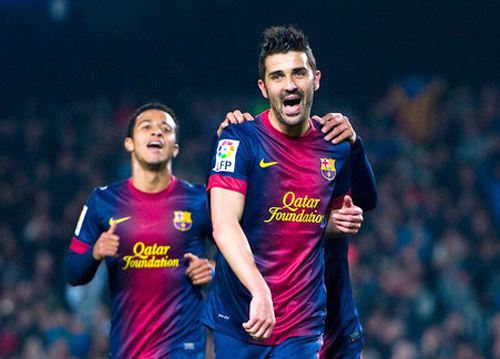 Barca cần Villa (trước) cho mặt trận Cúp Nhà Vua