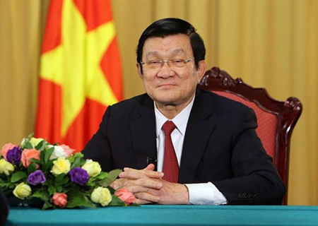 Đồng chí Trương Tấn Sang - Nguyên Ủy viên Bộ Chính trị, nguyên Chủ tịch nước Cộng hòa Xã hội chủ nghĩa Việt Nam.