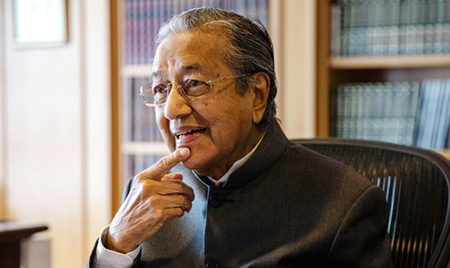 Cựu Thủ tướng Malaysia Mahathir Mohamad, tháng 4- 2017.