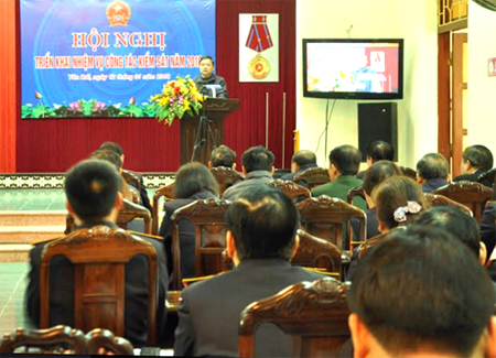 Đồng chí Dương Văn Thống phát biểu chỉ đạo Hội nghị
