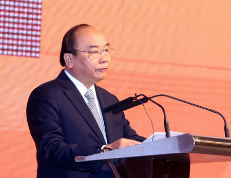 Thủ tướng Nguyễn Xuân Phúc phát biểu tại Diễn đàn.
