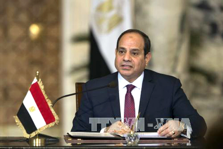 Tổng thống Ai Cập Abdel Fattah al-Sisi.