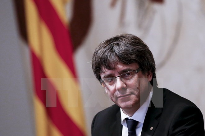 Ông Carles Puigdemont.