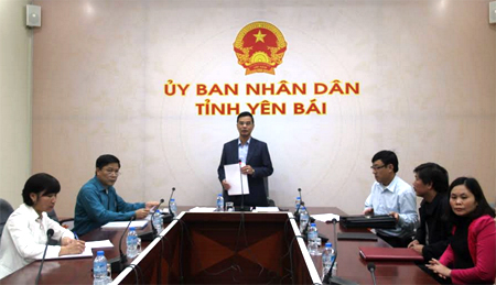 Đồng chí Dương Văn Tiến - Phó Chủ tịch UBND tỉnh, phát biểu chỉ đạo tại Hội nghị.
