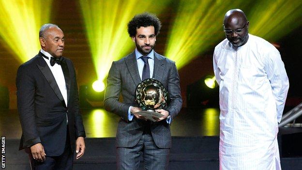 Salah nhận giải 