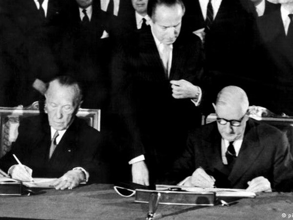 Hiệp ước hợp tác Pháp-Đức (còn gọi là Hiệp ước Elysee) ký kết năm 1963.