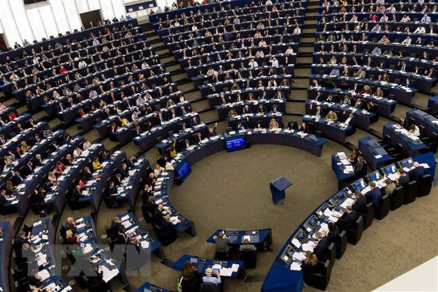 Một cuộc họp của Nghị viện châu Âu.