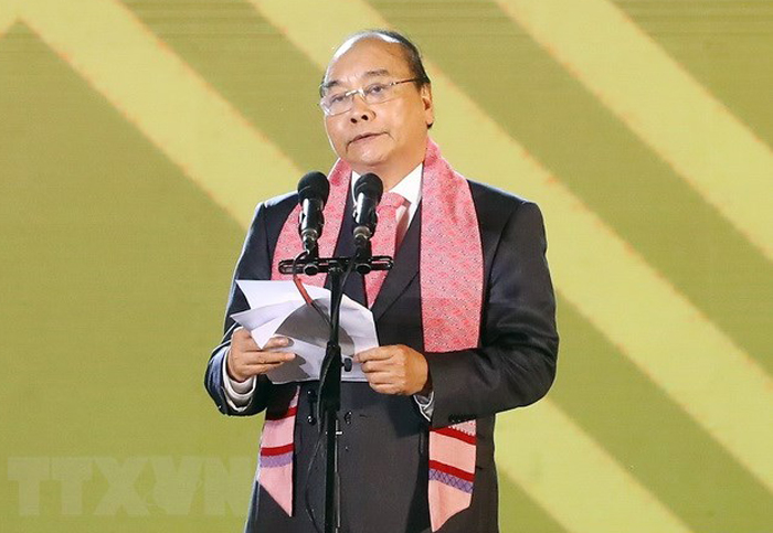 Thủ tướng Nguyễn Xuân Phúc phát biểu tại buổi khai mạc lễ hội.