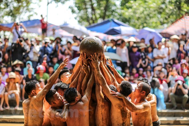 Lễ hội cầu bùn Bắc Giang 2018. (Ảnh chỉ mang tính minh họa)