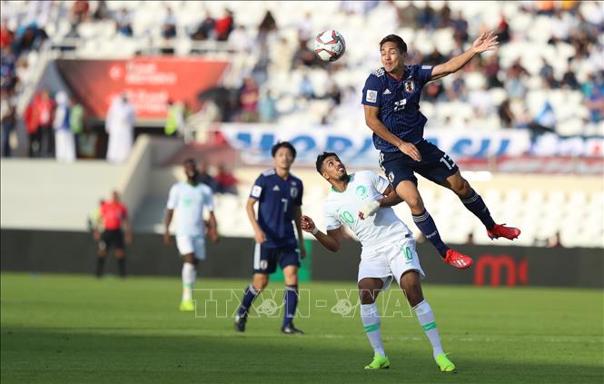 Trận đấu giữa các cầu thủ Nhật Bản và cầu thủ  Saudi Arabia tối 21/1.