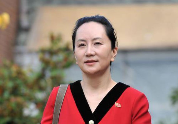 Giám đốc tài chính Huawei Mạnh Vãn Châu tới phiên tòa ở British Columbia, Canada ngày 1-10-2019.