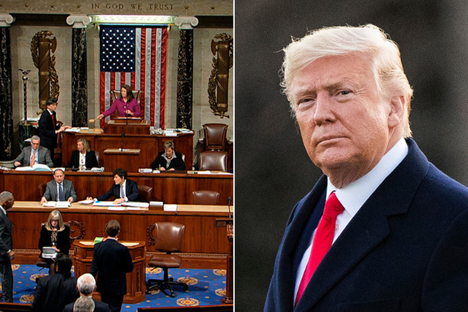 Phía Đảng Dân chủ đang xúc tiến nhiều nỗ lực nhằm buộc ông Trump rời khỏi Nhà Trắng trước ngày 20-1-2021.