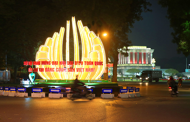 Đại hội đại biểu toàn quốc lần thứ XIII của Đảng Cộng sản Việt Nam sẽ diễn ra tại Hà Nội từ ngày 25/1 đến 2/2/2021. (Ảnh Báo Hà Nội mới)