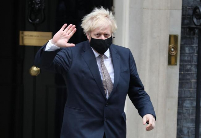 Thủ tướng Anh Boris Johnson. 
