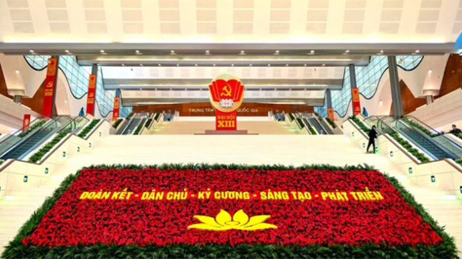 Sáng 26/1, Đại hội lần thứ XIII của Đảng sẽ họp phiên Khai mạc tại Trung tâm Hội nghị Quốc gia Mỹ Đình.