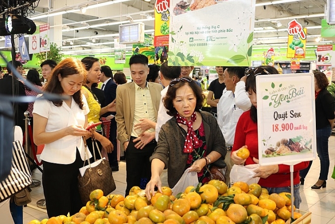 Yên Bái đẩy mạnh giới thiệu sản phẩm địa phương tới các siêu thị tại Hà Nội