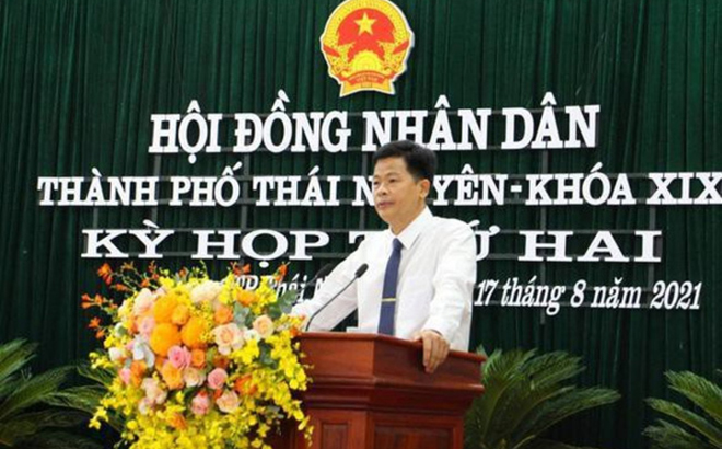 Ông Phan Mạnh Cường, Bí thư Thành ủy Thái Nguyên.