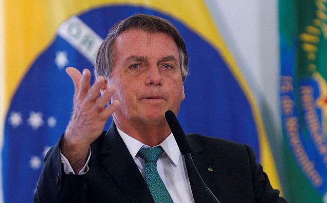 Tổng thống Brazil Jair Bolsonaro.