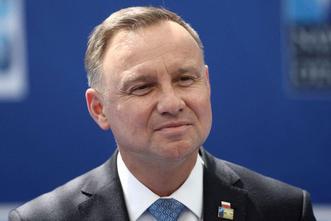 Tổng thống Ba Lan Andrzej Duda.