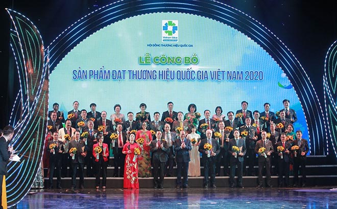 Năm 2020 có 124 doanh nghiệp với 283 sản phẩm được công nhận đạt Thương hiệu Quốc gia (ảnh minh họa).