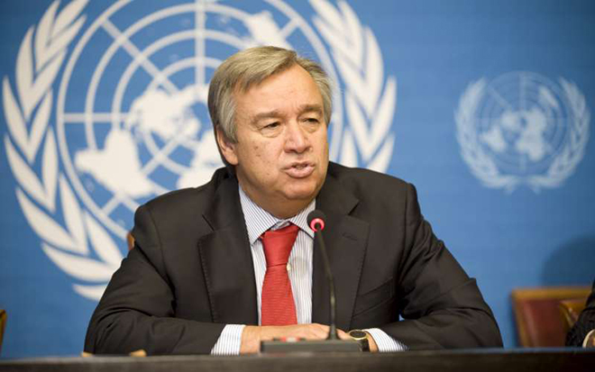 Tổng Thư ký Liên hợp quốc Antonio Guterres.