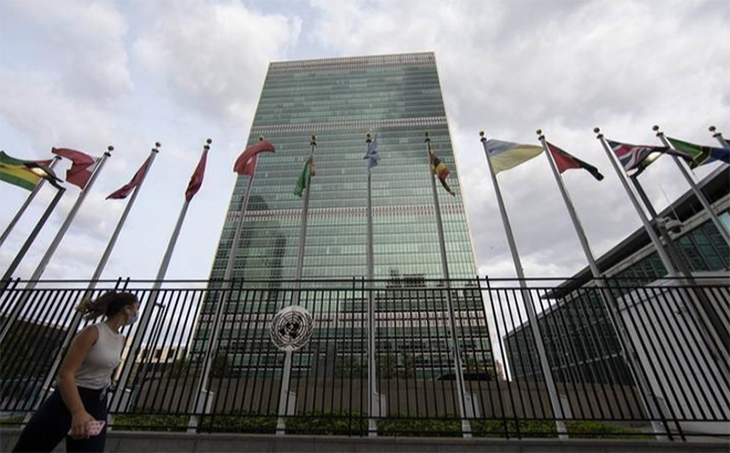 Trụ sở Liên hợp quốc ở New York, Hoa Kỳ.