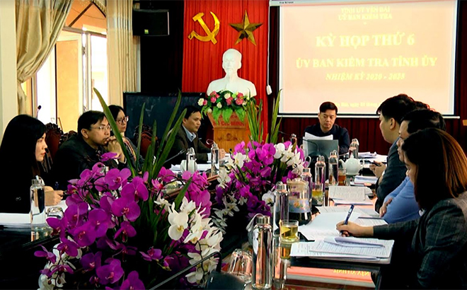 UBKT Tỉnh ủy Yên Bái họp phiên thường kỳ.