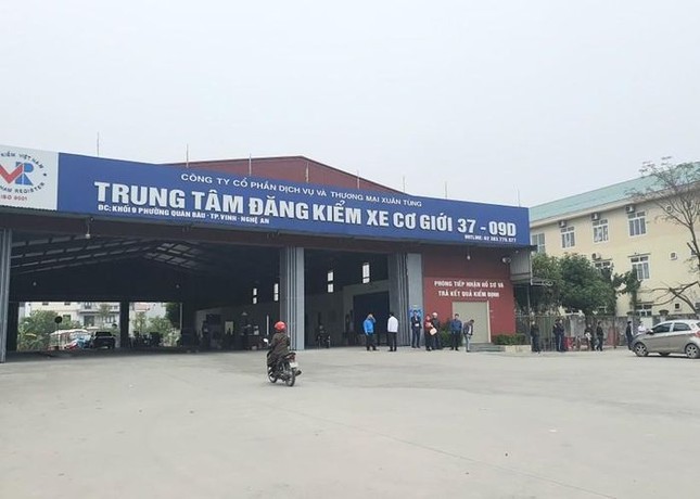 Trung tâm Đăng kiểm xe cơ giới 37-09D (địa chỉ tại phường Quán Bàu, TP Vinh).