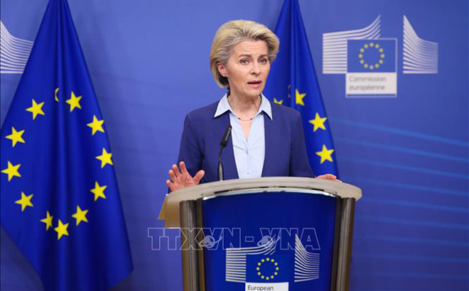 Chủ tịch Ủy ban châu Âu (EC) Ursula von der Leyen.