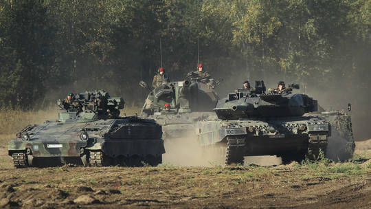 Xe tăng chiến đấu Leopard 2. Ảnh: RT