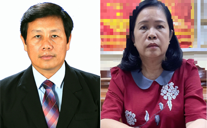 Hai cựu Giám đốc Sở Y tế Cần Thơ Cao Minh Chu và Bùi Thị Lệ Phi
