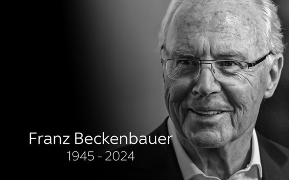 Huyền thoại bóng đá Đức, Franz Beckenbauer, qua đời ở tuổi 78.