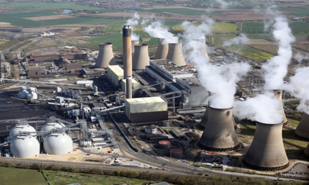 Nhà máy điện của Drax ở Yorkshire.
