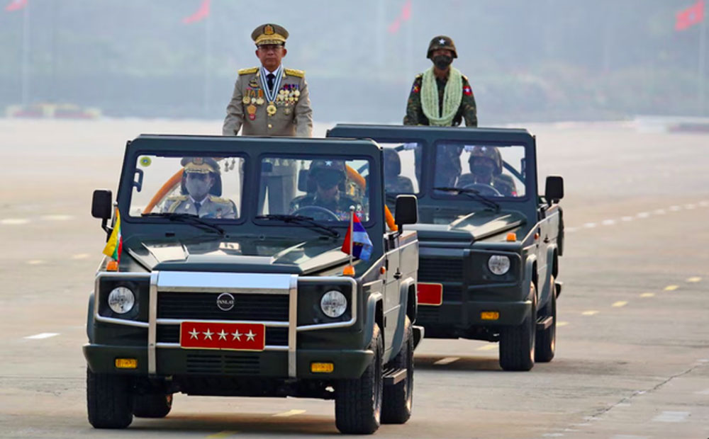 Tướng Min Aung Hlaing, người đứng đầu chính quyền quân sự Myanmar.