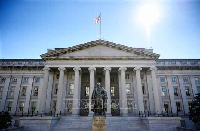 Trụ sở Bộ Tài chính Mỹ ở Washington DC.