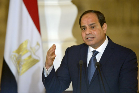 Đương kim Tổng thống Ai Cập Abdel-Fattah El-Sisi là một trong hai ứng viên của cuộc bầu cử tổng thống sắp tới.