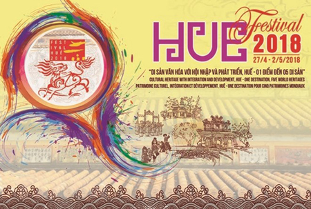 Poster chính thức của Festival Huế 2018.