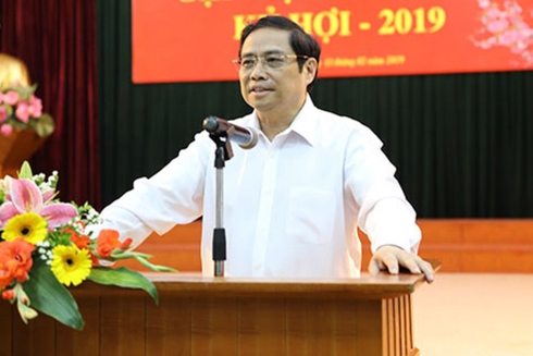 Ủy viên Bộ Chính trị, Bí thư Trung ương Đảng, Trưởng Ban Tổ chức Trung ương Phạm Minh Chính.