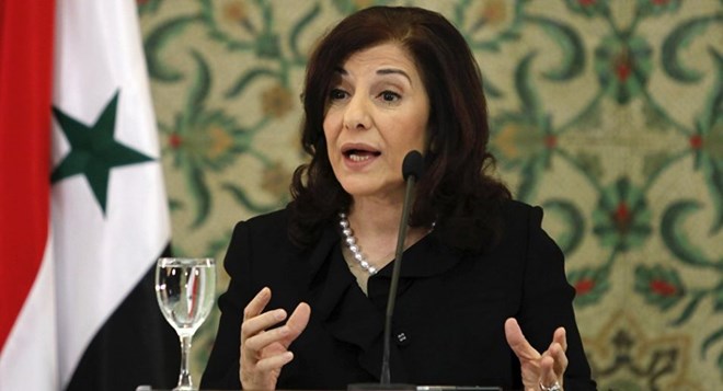 Bà Bouthaina Shaaban - Cố vấn cấp cao của Tổng thống Syria.