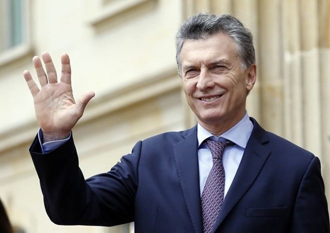 Tổng thống nước Cộng hòa Argentina Mauricio Macri.