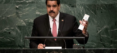 Tổng thống Venezuela Nicolas Maduro tại UN.