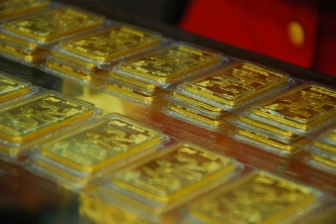 Giá vàng tăng 100.000-170.000 đồng mỗi lượng.