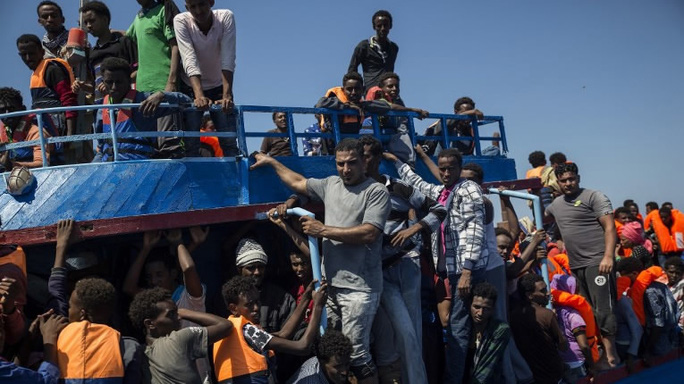 Nhiều người di cư được giải cứu khỏi Libya là những người tị nạn từ các cuộc chiến ở Syria, Iraq và Afghanistan.