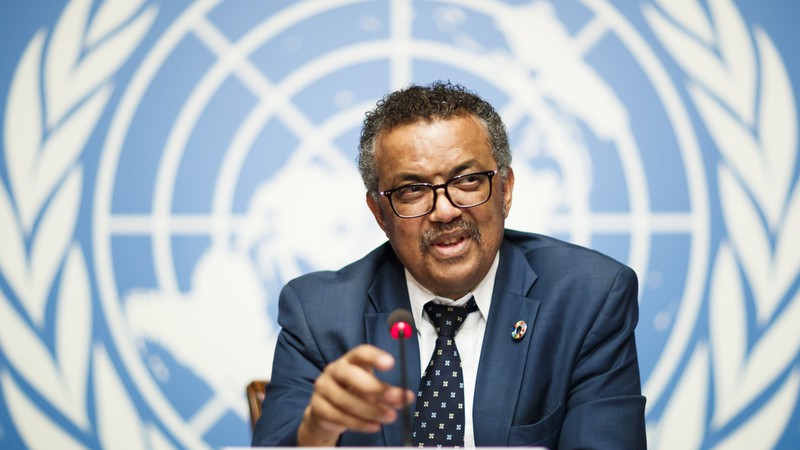 Tổng Giám đốc Tổ chức Y tế Thế giới (WHO) Tedros Adhanom Ghebreyesus.