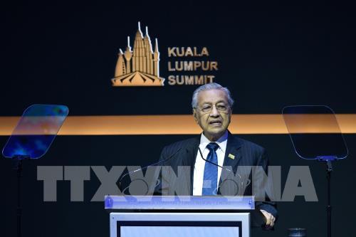 Thủ tướng Malaysia Mahathir Mohamad phát biểu tại Kuala Lumpur, Malaysia.