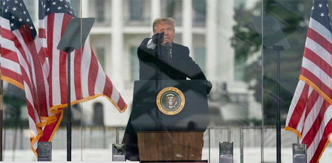 Ông Trump bị cáo buộc kích động bạo lực ở Đồi Capitol hôm 6/1
