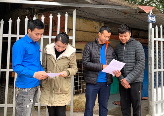 Đoàn Thanh niên phường Yên Thịnh tích cực tuyên truyền về phòng ngừa, đấu tranh với tệ nạn ma túy trong ĐVTN.